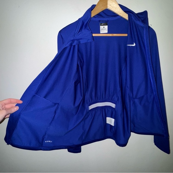 Nike Dri-Fit Blue Zip Up Lightweight Jacket Women’s Size Small - Picture 8 of 10